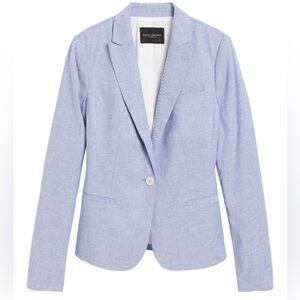 Banana Republic Classic Fit Linen Cotton Blazer